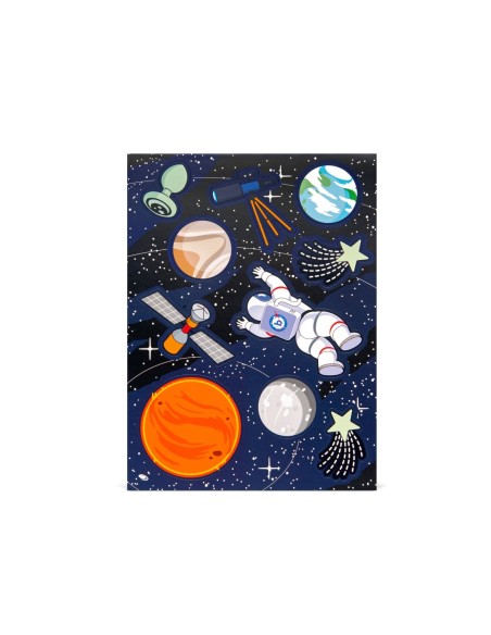 SET DE JUEGO DE QUE BRILLAN EN LA OSCURIDAD B-VIBE ASTRONAUTA