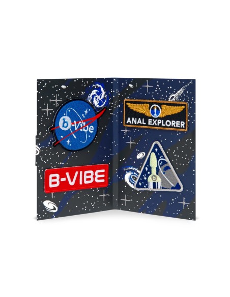 SET DE JUEGO DE CULOS QUE BRILLAN EN LA OSCURIDAD B-VIBE ASTRONAUTA