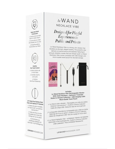 COLLAR VIBRADOR LE WAND NEGRO