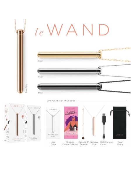 COLLAR VIBRADOR LE WAND PLATA