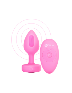 PLUG JOYA VIBRADOR FORMA CORAZÓN SM ROSA 2