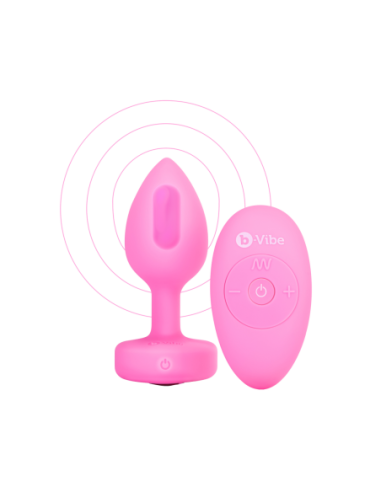 PLUG JOYA VIBRADOR FORMA CORAZÓN SM ROSA