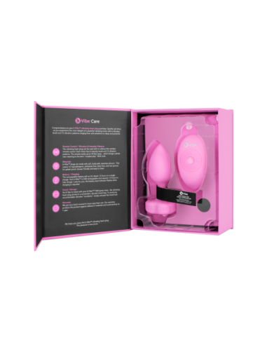 PLUG JOYA VIBRADOR FORMA CORAZÓN SM ROSA