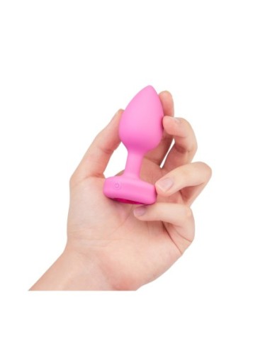 PLUG JOYA VIBRADOR FORMA CORAZÓN SM ROSA