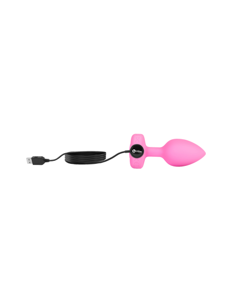 PLUG JOYA VIBRADOR FORMA CORAZÓN SM ROSA