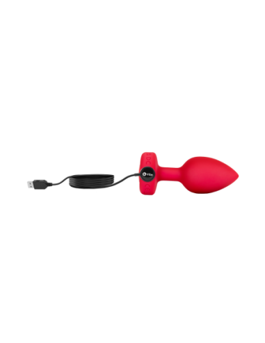PLUG JOYA VIBRADOR FORMA CORAZÓN ML ROJO