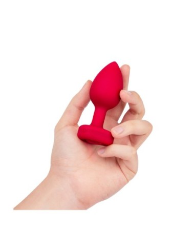 PLUG JOYA VIBRADOR FORMA CORAZÓN ML ROJO