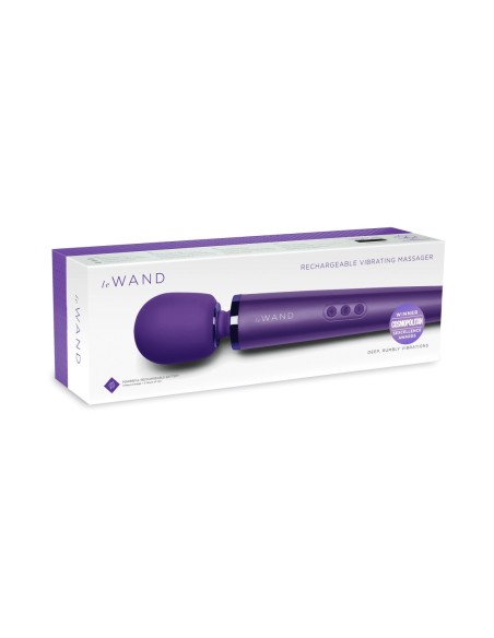MASAJEADOR RECARGABLE LE WAND MORADO