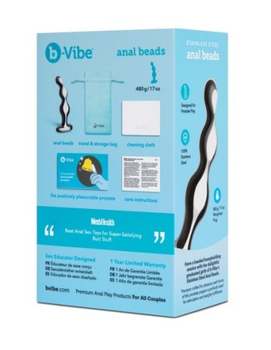 BOLAS ANALES DE ACERO INOXIDABLE B-VIBE