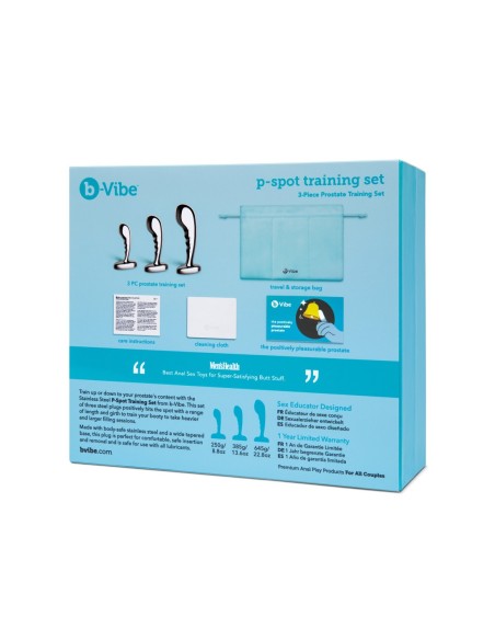 SET DE ENTRENAMIENTO DE PUNTOS P DE ACERO INOXIDABLE B-VIBE