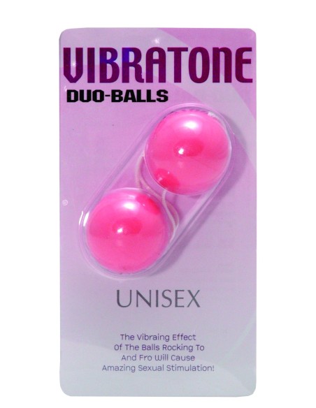 VIBRATONE DUO BOLAS BLISTER ROSA