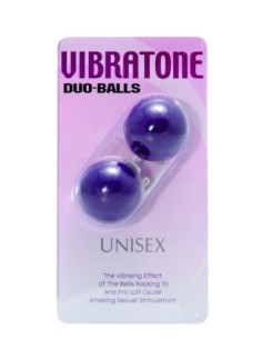 VIBRATONE DÚO BOLAS MORADO BLISTER 2