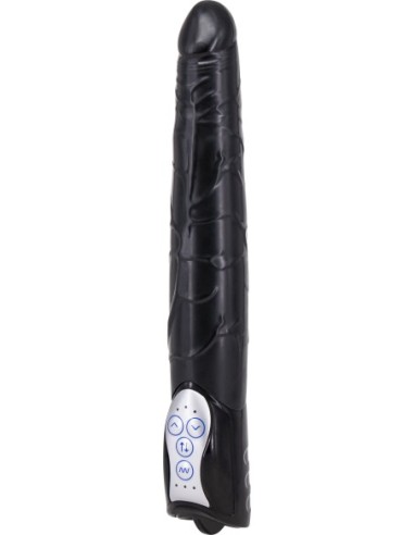 VIBRADOR LONG JOHN EMPUJADOR NEGRO