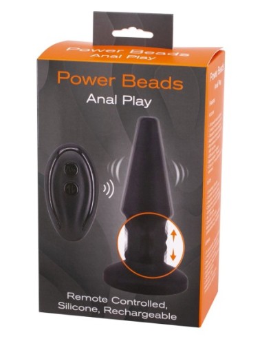 PLUG ANAL CON CUENTAS RIMMING DE SIETE CREACIONES