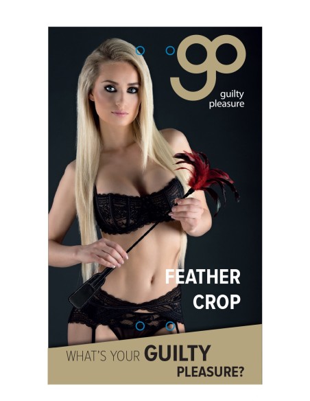 CROP DE PLUMAS GP NEGRO/ROJO