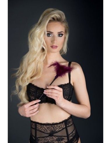 GP PLUMA PEQUEÑA TICKLER MORADO