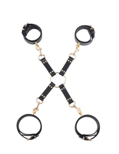 CONJUNTO DE CORBATA DE CERDO GP PREMIUM NEGRO