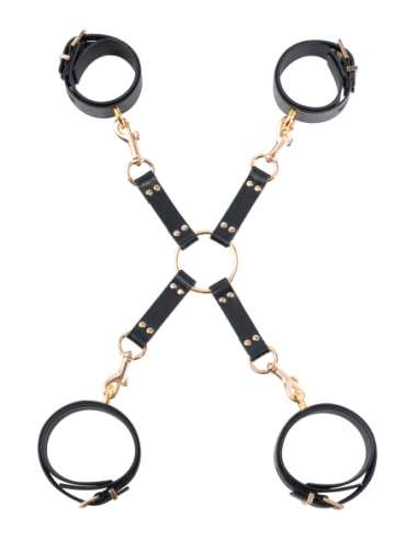 CONJUNTO DE CORBATA DE CERDO GP PREMIUM NEGRO