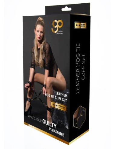 CONJUNTO DE CORBATA DE CERDO GP PREMIUM NEGRO