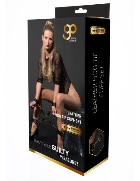 CONJUNTO DE CORBATA DE CERDO GP PREMIUM NEGRO