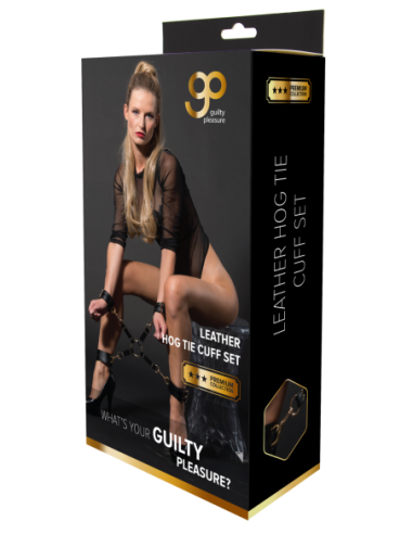 CONJUNTO DE CORBATA DE CERDO GP PREMIUM NEGRO