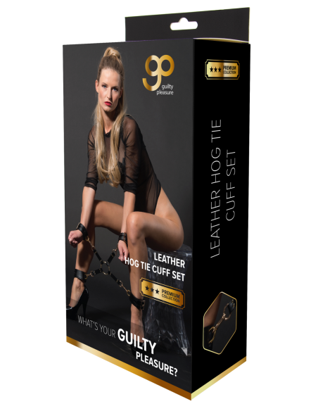 CONJUNTO DE CORBATA DE CERDO GP PREMIUM NEGRO