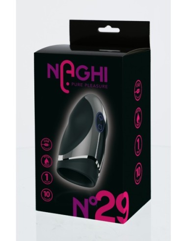 VIBRADOR CABEZA DE PENE RECARGABLE NAGHI NO.29