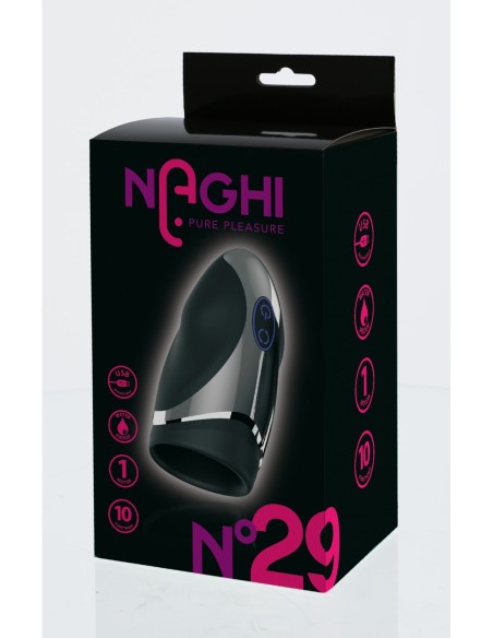 VIBRADOR CABEZA DE PENE RECARGABLE NAGHI NO.29