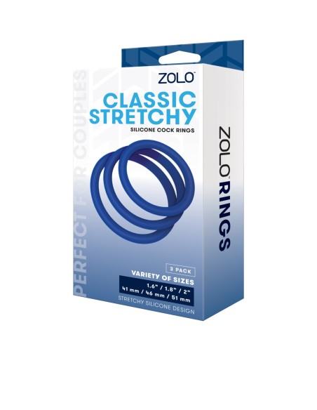 ANILLO PARA EL PENE DE SILICONA ELÁSTICA ZOLO CLASSIC