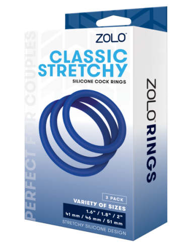 ANILLO PARA EL PENE DE SILICONA ELÁSTICA ZOLO...