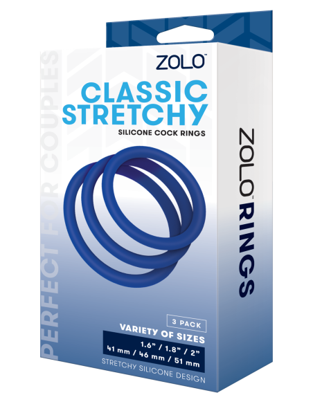 ANILLO PARA EL PENE DE SILICONA ELÁSTICA ZOLO CLASSIC