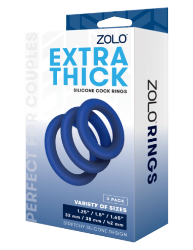 ANILLO PARA EL PENE DE SILICONA EXTRA GRUESO...