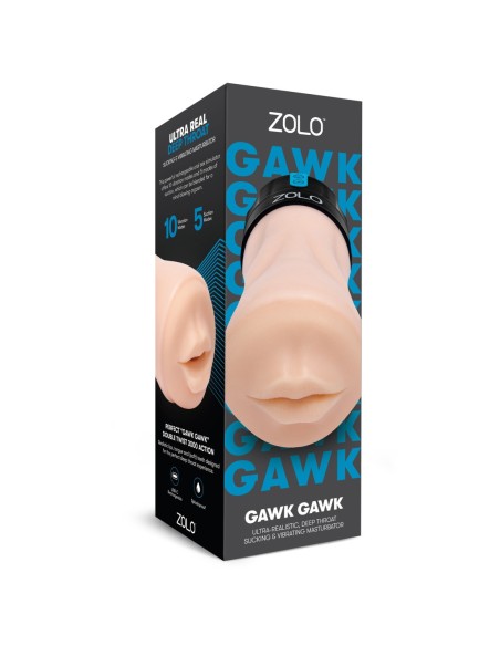 ZOLO VIBRADOR GARGANTA PROFUNDA GAWK GAWK BLOWBOT