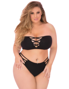 VERDAD O CONJUNTO DESNUDO DE SUJETADOR DE 2 PIEZAS TALLA... 2