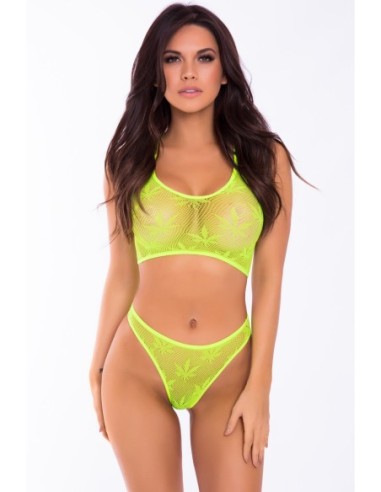 FESTIVAL FLIRT 2PC SUJETADOR CONJUNTO VERDE