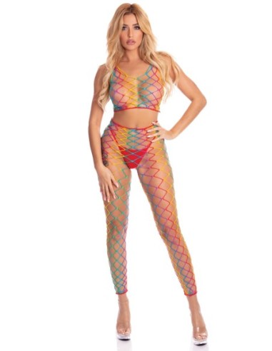 ROY G. BODYSTOCKING BIV 2PC ARCO IRIS, SO