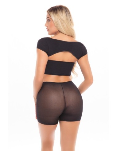 ON YOUR MIND JUEGO CORTO DE 3 PIEZAS NEGRO, OS