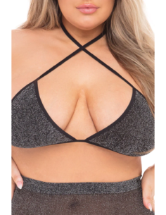 CONJUNTO DE FALDA BLACK CHERRY 2 PIEZAS NEGRO, TALLA GRANDE 2