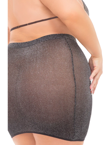 CONJUNTO DE FALDA BLACK CHERRY 2 PIEZAS NEGRO,...