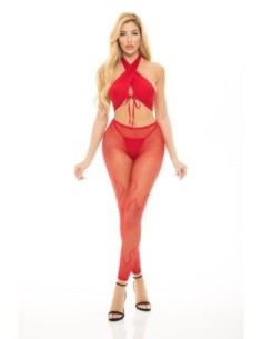 TE DA EL INFIERNO JUEGO DE 3 PIEZAS ROJO, SO