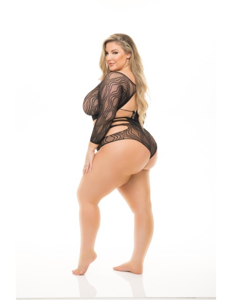 CONJUNTO CORTO 2 PIEZAS BACK ME UP NEGRO TALLA GRANDE