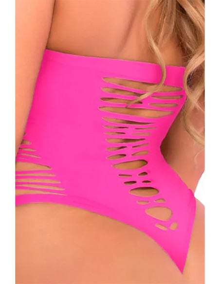 BODY SIN COSTURAS JUICEBOX ROSA, TALLA GRANDE