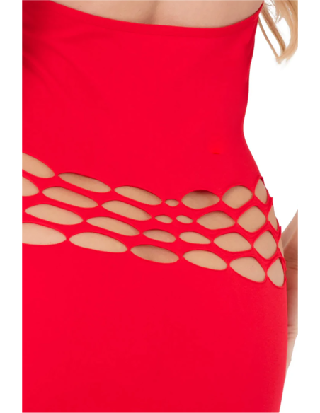 VESTIDO FEMINIZER SIN COSTURAS ROJO, OS
