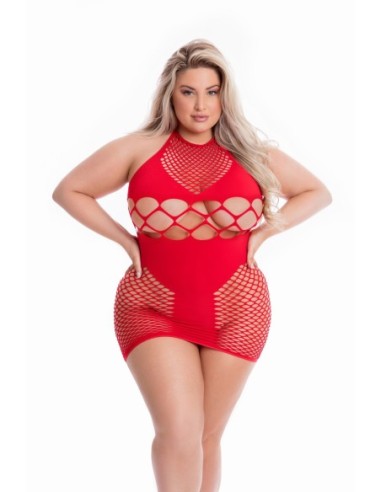 VESTIDO GIRL GONE BAD ROJO TALLA GRANDE