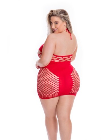 VESTIDO GIRL GONE BAD ROJO TALLA GRANDE