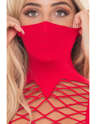 VESTIDO MASCARADA ROJO, OS