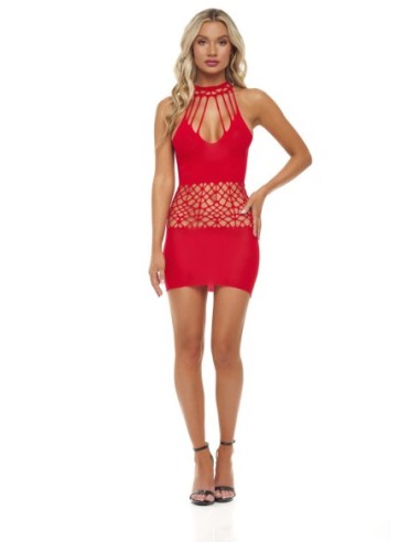 VESTIDO RICH B FASE ROJO, OS