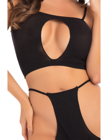 ROAD TRIP JUEGO 2 PIEZAS HOTPANT NEGRO, OS