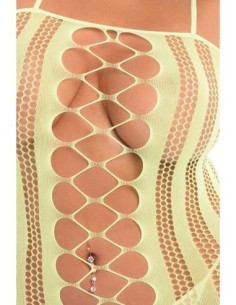 FAKE NEWS BODYSTOCKING AMARILLO, TALLA GRANDE 2