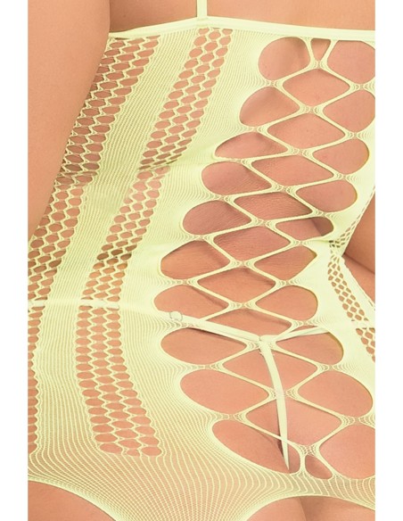 FAKE NEWS BODYSTOCKING AMARILLO, TALLA GRANDE